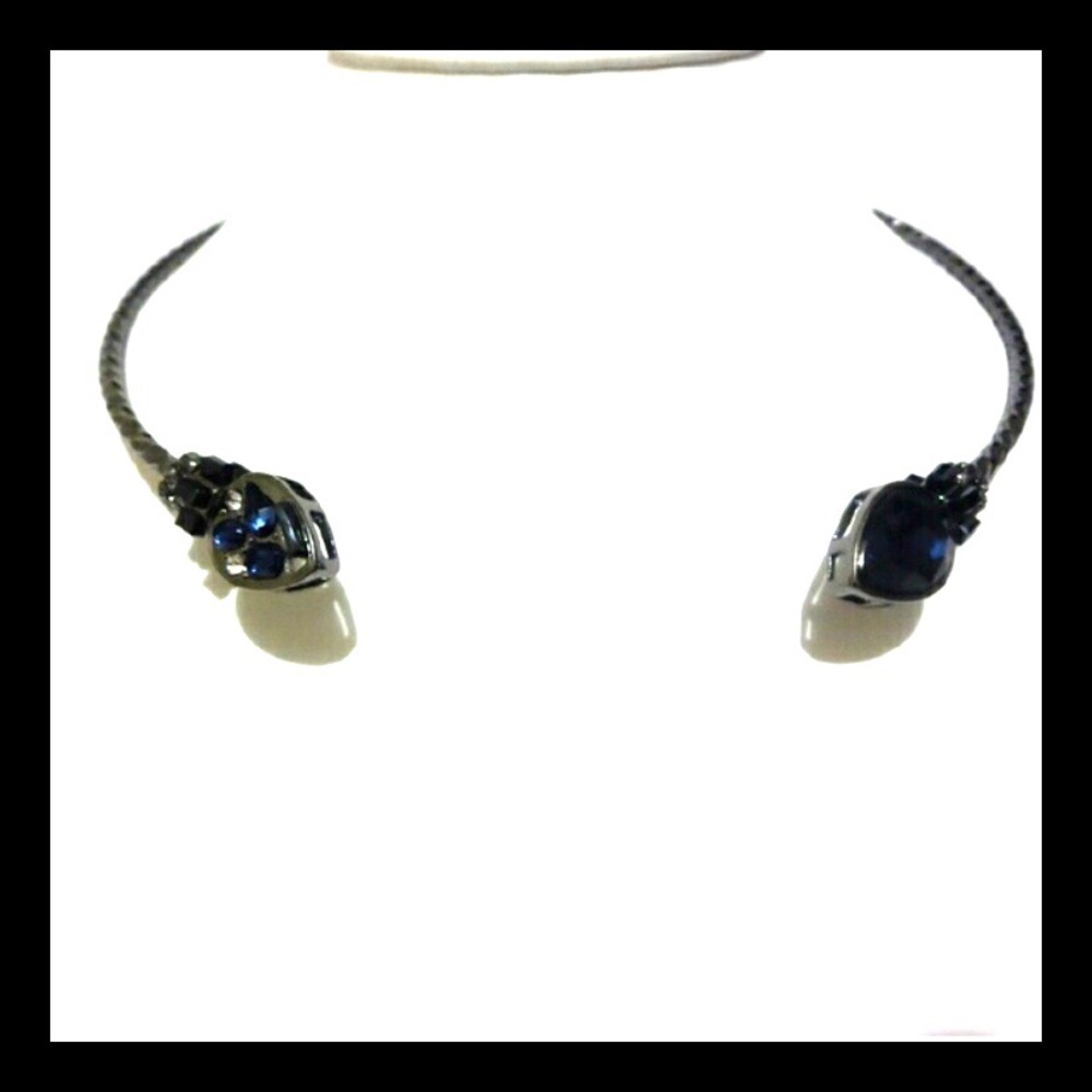 NWOT Simply Vera Wang Open Choker Jeweled Necklace